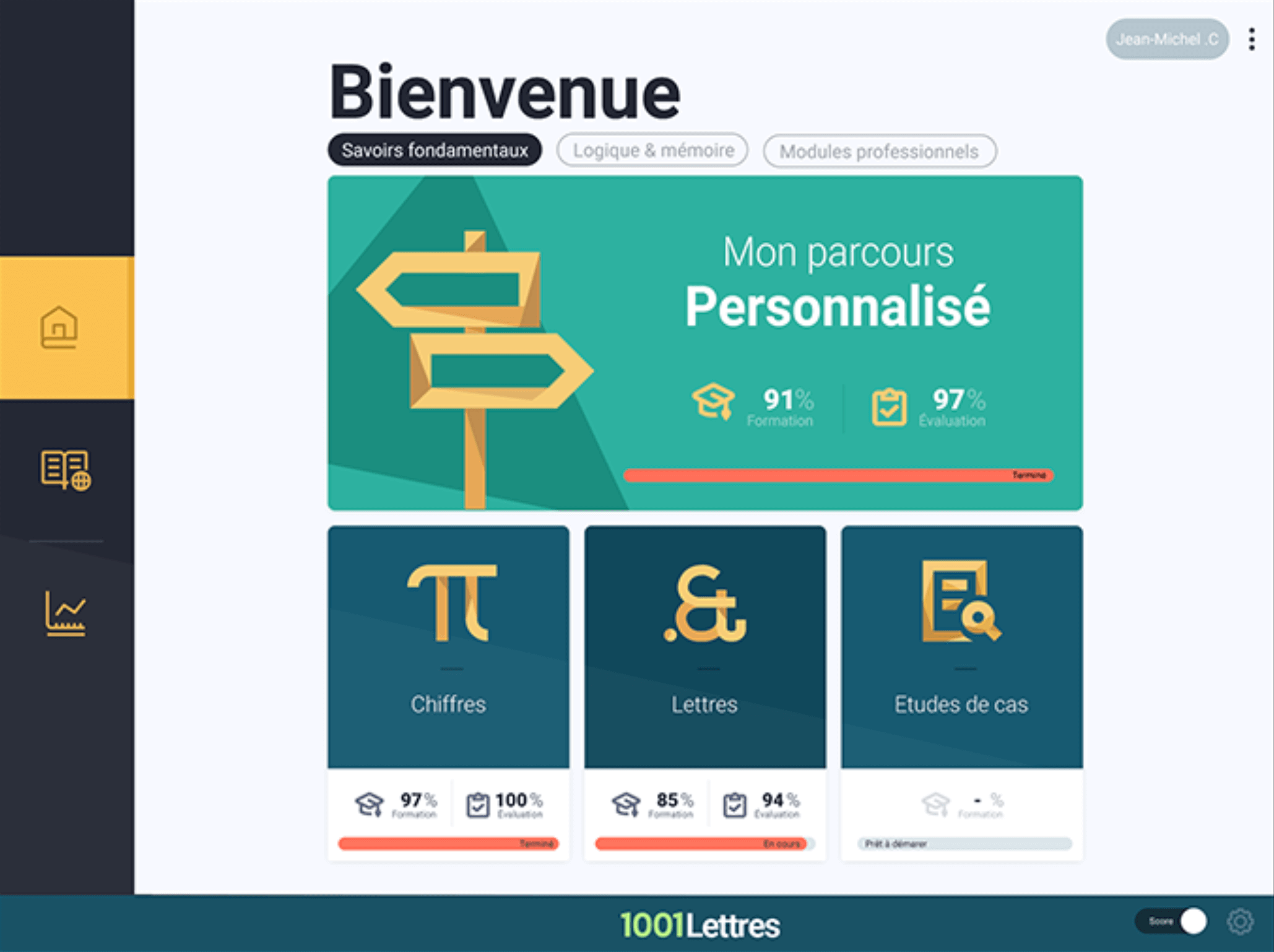 Application 1001 Lettres